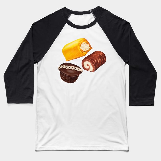 Hostess Cakes Baseball T-Shirt by KellyGilleran